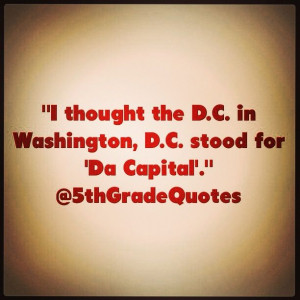 5th Grade Quotes #WashingtonDC