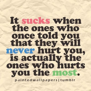 Daily Quotes: The Ones Who Hurts You The Most ~ Mactoons ...
