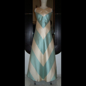 JEAN PATOU 60's silk satin dress