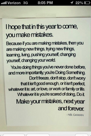 Dont be stagnant. Its a new year