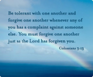 more than sayings: Be tolerant with one another
