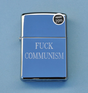 ck communism preacher comic zippo cigarette lighter f ck