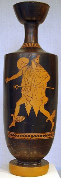 Lekythos of Hermes. c. 480-470 BC. Red figure. Attributed to the ...