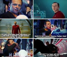 Scotty- Star Trek into Darkness i love that the reintroduced scotty as ...