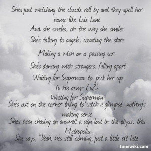LyricArt for “Waiting For Superman” by Daughtry