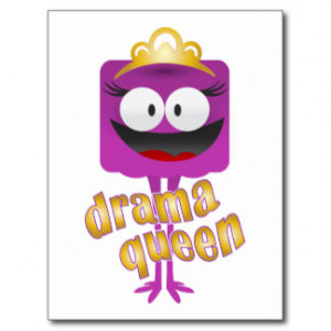 Drama Queen - Royal Creature of Chaos Postcards