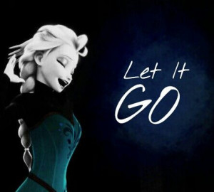 Elsa the Ice-queen Let It Go quote