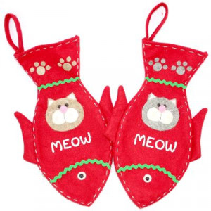 cat christmas stockings