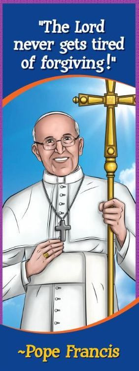awesome prayer cards and free coloring page for Pope Francis!