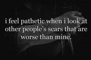 depression sad cutting scars