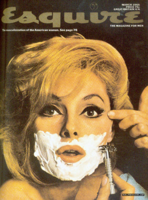 Georges Lois, Portrait of Virna Lisi , Esquire cover, March 1965