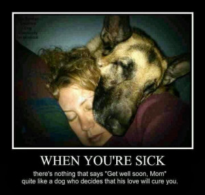 Feeling Sick Dog It makes us feel closer to you. i wear your ...