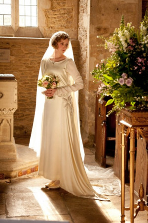 Anything Lady Mary can do... Downton's Edith WILL walk down the aisle