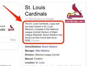 If you Googled “St. Louis Cardinals” before 5 pm on Monday, you ...