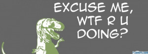 dinosaurs quote meme facebook cover