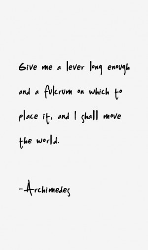 Archimedes Quotes & Sayings