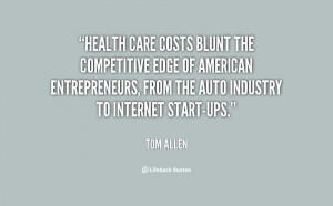 Health care costs blunt the competitive edge of American entrepreneurs ...