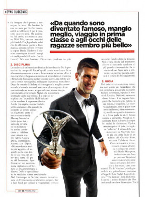 Novak Djokovic GQ Italia