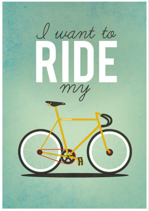 Want to Ride my Bicycle