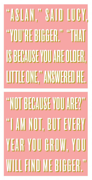 Narnia Prince Caspian CS Lewis Quotes