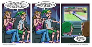 Legend of Zelda 3D Dot Heroes Comic
