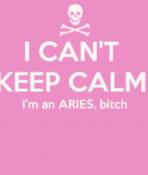 aries, keep calm, zodiac