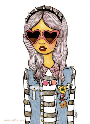 ... , cute, drawing, fashion, friends, friendship quotes, glases, ill