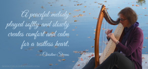 peaceful melody played softly and slowly creates comfort and calm ...