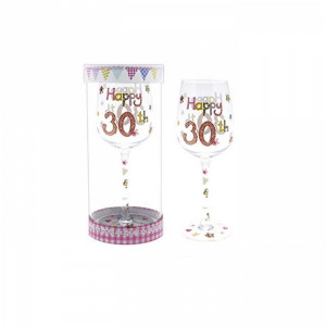 Home > Price > Under £10 > Happy 30th Wine Glass
