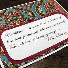 Wedding Anniversary is the celebration of love ~ Anniversary Quote
