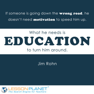 jim rohn someone going down
