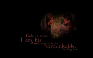 Gale And Katniss Quotes Catching Fire ~ Catching Fire Katniss And Gale ...