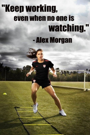 Alex Morgan. Favorite player.Soccer 3, Work Hard, Inspiration, Soccer ...