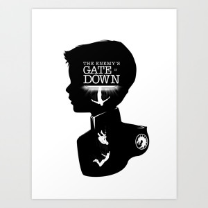 hermione quote silhouette art print by gtrichardson 19 00