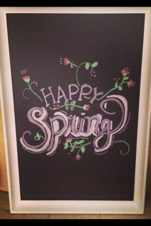 Spring chalkboard artSpring Chalkboards, Chalkboards Art, Chalkboards ...