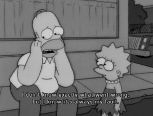 ... homer, hurt, inspire, know, lisa, lol, quotes, sad, text, the simpson