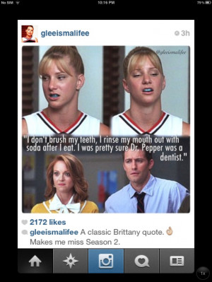 glee brittany quote will Emma so funny