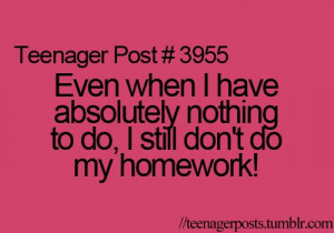, homework, lazy, teenager post, teenagerpost, teenagerposts, teens ...