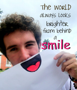 brighter, quotes, smile, world