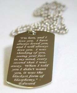 ... Remember Me Message Quote Love Dog Tag Necklace Dogtag Dogtag41