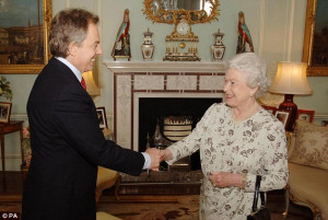 Tony Blair with the Queen in 2007. His disclosures about their private ...