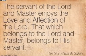 The Servant Of The Lord And Master Enjoys The Love And Affection Of ...