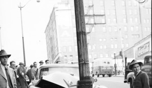 Car accident, 1954