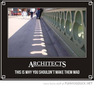 make architects mad bridge penis dick shaped holes shadow sun funny ...