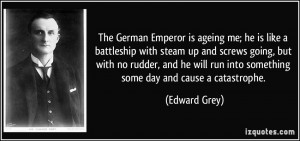 ... rudder, and he will run into something some day and cause a