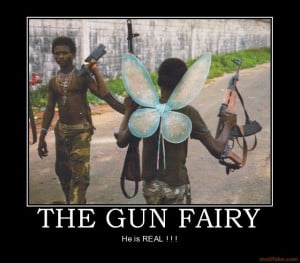 The gun fairy hilarious poster