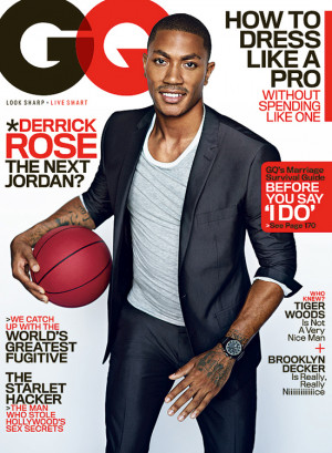 Chicago Bulls star and NBA MVP Derrick Rose featured in the latest ...