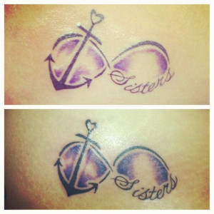 Infinity Tattoos For Sisters Matching Infinity Tattoos For