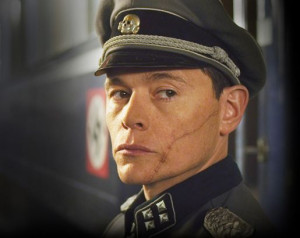 Burn Gorman as Colonel Skorzeny in Mark Schmidt's 2013 film, Walking ...