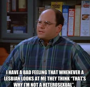 Gold of George Costanza (Seinfeld) quote “I have a bad feeling that ...